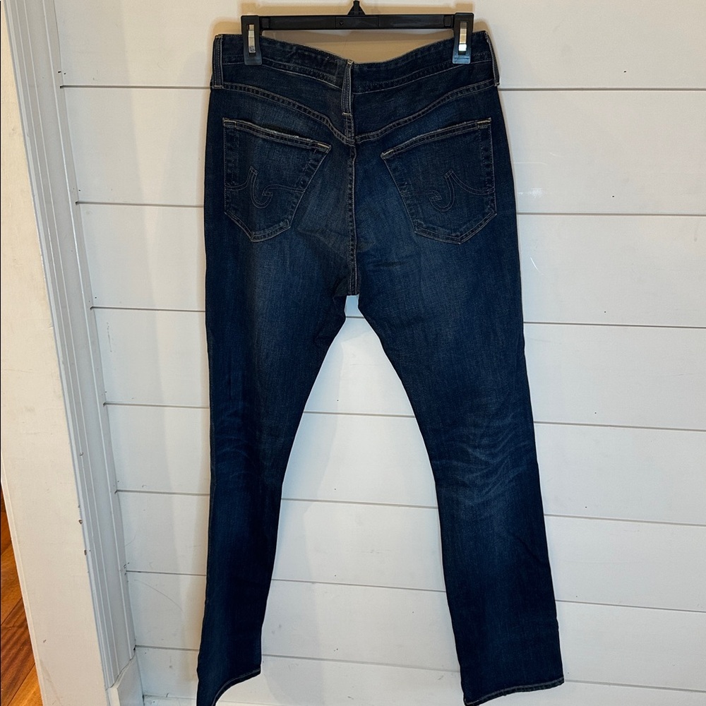 AG Adriano Goldschmied Ag-Ed Denim Dark Wash Straight Jeans size 32 EUC - Picture 5 of 5